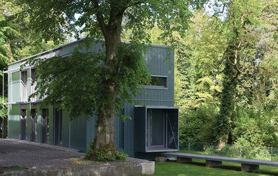 Architektur: Ein verglastes Holzhaus am Bodensee
