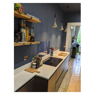 A Rustic Kitchen in a Modern Edinburgh Flat - Rustic - Kitchen ...