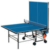 Butterfly Outdoor Playback Rollaway Table Tennis Table, Blue