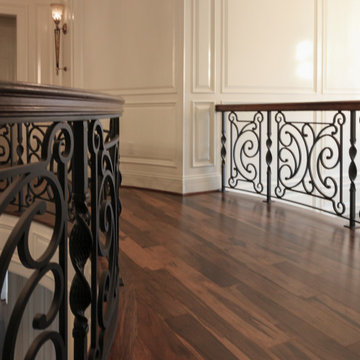 Project #74 | Circular Staircase with Hand-Forged Metal Panels