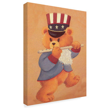 Beverly Johnston 'Liberty Bear' Canvas Art, 14"x19"