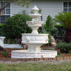 Gothic Lionhead fountain - Outdoor Fountains And Ponds