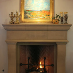 ACC-001 Custom Iron Fireplace Andirons - Fireplace Screens