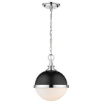 Z-Lite - 2 Light Mini Pendant - Perfect For A Clean Dining Room This Two-Light Mini Pendant Is Complete With A Deep Hue And Softened Edges. Complete With A Spherical Silhouette This Modern Fixture Features A Matte Black Top And Soft Glass Shade.