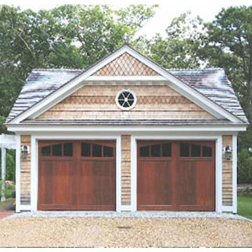 Custom Insulated Staingrade Wood Carriage House