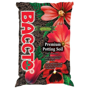 Michigan Peat Baccto Premium Potting Soil, 25-Pound