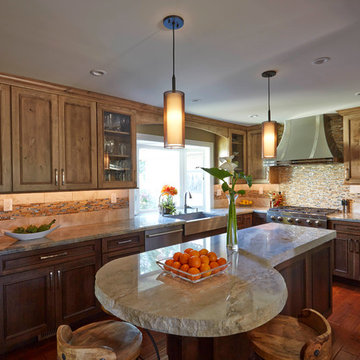 Rustic Los Gatos Kitchen
