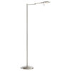 Arnsberg 425870107 LED Floor Lamp Dessau Turbo Satin Nickel