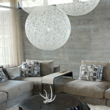 Rustic merges with Modern - Slab Coffee Table