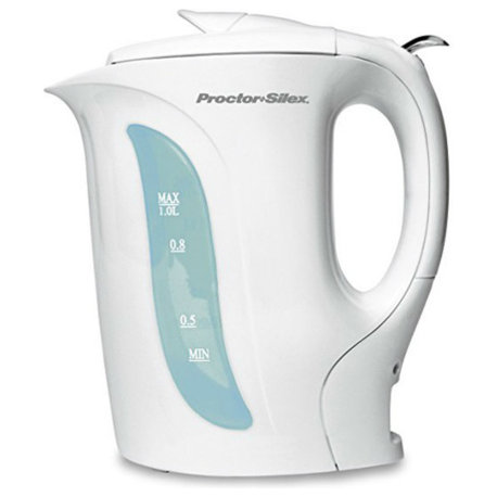 Proctor Silex® K2070 Rapid Boiling Electric Kettle, 1000 Watt, 1 Liter/1 Qt