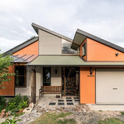 Western view of Armidale House with Breezway Louvres - Windows