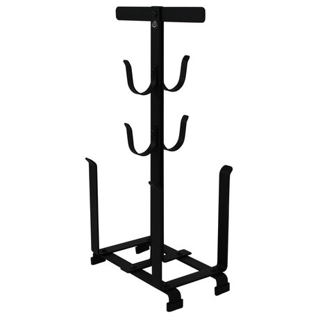 Handcrafted Hearthside Boot and Mitten Dryer Rack Black