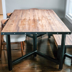 Custom Kitchen Table & Bench - Dining Tables