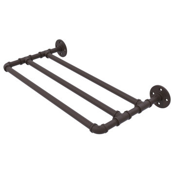Allied Brass Pipeline Collection 36" Wall Mounted Towel Shelf, Oil Rubbed Bronze