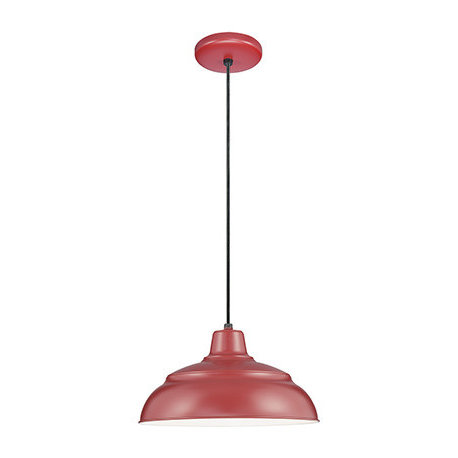 Millennium Lighting R Series 1-Light Pendants in Satin Red