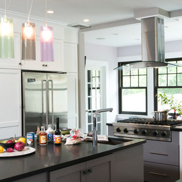 Loft Style Kitchen in the Suburbs