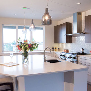 Home with London Grey Caesarstone Throughout