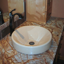 bathroom counter