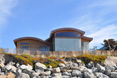 Example of a mid-sized beach style exterior home design in San Francisco