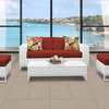Miami 5 Piece Outdoor Wicker Patio Furniture Set 05g