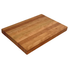 Ruvati 2 Thick End-Grain Acacia Butcher Block 17 x 16 Cutting