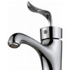 Kraus Coda Single Handle Vessel Bathroom Faucet With Pop-Up Drain, Chrome