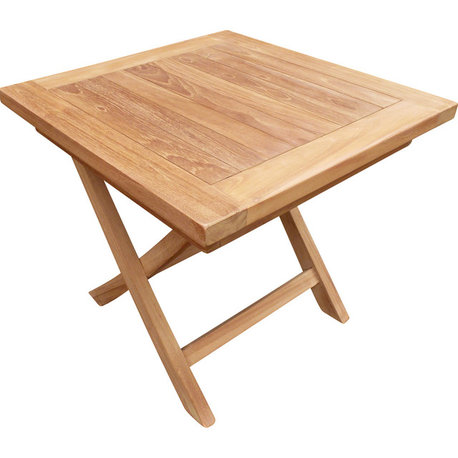 Seven Seas Teak Folding End Table