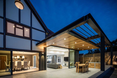Design ideas for a patio in Surrey.