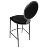 535 Stainless Steel Bar Stool 26" 30" Extra Tall  35", Black, 26"