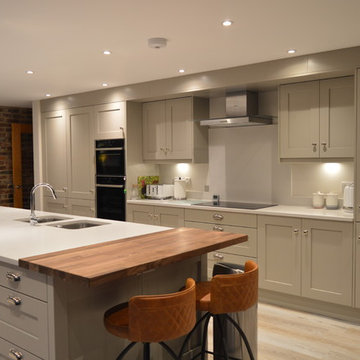 Stone Shaker Painted Kitchen with Quartz Worktops