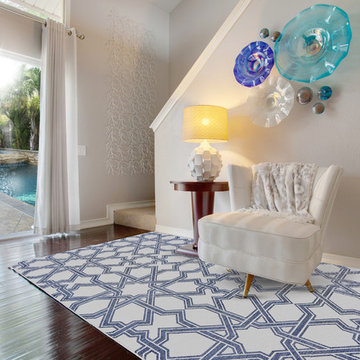 Feizy Granada Rug in Atlantic