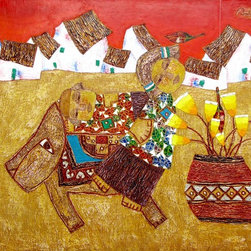 Old Town and The Rocking Horse - Paintings