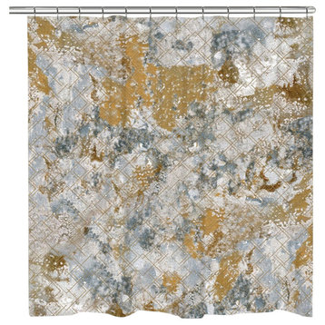 Stone Wall Shower Curtain