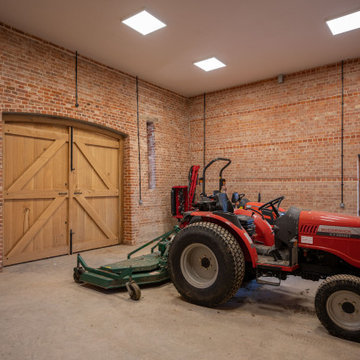 Interior of barn
