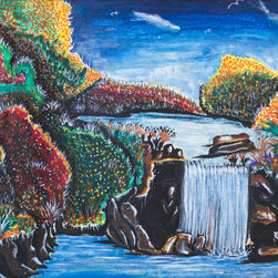 Waterfall, Kennedy Nganga - Fine Art Prints