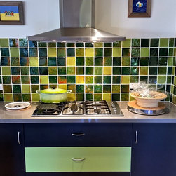 Royce Wood Handmade Tiles In situ - Kitchen Products