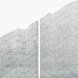 Mountain Lines Fine Paintings - Paintings