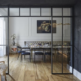 Modernes Esszimmer in Hertfordshire