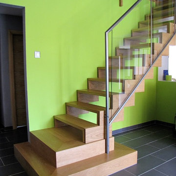 Escalier chêne contemporain