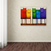 Daniel Patrick Kessler 'Rainbow Cats' Canvas Art, 24x18
