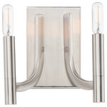 Maxim Lighting - Maxim Lighting Lyndon - 2 Light Wall Sconce, Satin Nickel Finish - This transitional style chandelier collection featLyndon 2 Light Wall  Satin Nickel *UL Approved: YES Energy Star Qualified: n/a ADA Certified: n/a  *Number of Lights: Lamp: 2-*Wattage:60w E12 Candelabra Base bulb(s) *Bulb Included:No *Bulb Type:E12 Candelabra Base *Finish Type:Satin Nickel