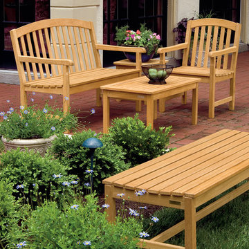 Chadwick Chat Set on Patio
