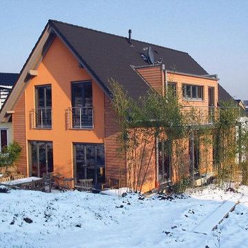 Häuser Holzfassade XIV