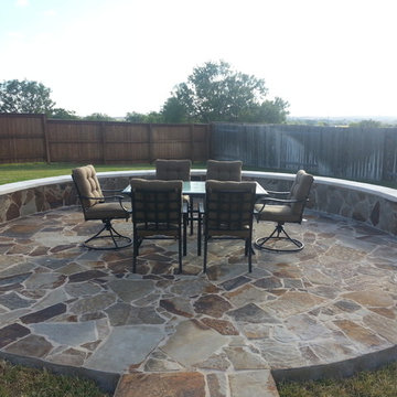 Oklahoma flagstone patio