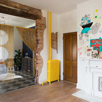 My Houzz: Colorful, Eclectic Style in an 1890 Kentucky Brick Home