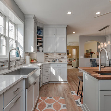 Mod Mosaics Poppy Grey Kitchen