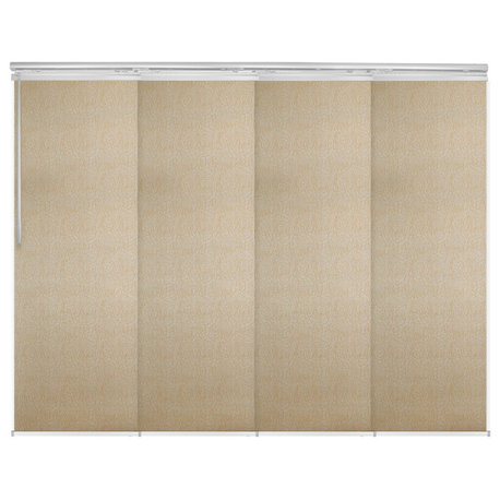 Raisa 4-Panel Track Extendable Vertical Blinds 48-88"W