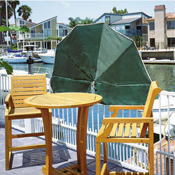 6 Foot Dayva International Eclipse Shade Green - Outdoor Umbrellas