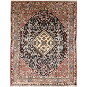 Persian Rug Abadeh 8'3"x6'6" Hand Knotted