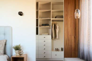 Contemporary storage and wardrobe in Adelaide.